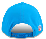 Men's Detroit Lions New Era 2025 Sideline 9SEVENTY Adjustable Trucker Hat - Powder Blue
