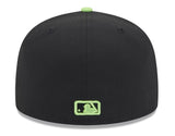 Men's Tampa Bay Rays New Era Black 2024 City Connect 59FIFTY Fitted Hat