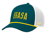 Men's Brazil National Team Nike Rise Rope Trucker Adjustable Hat - Green
