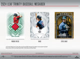 2024 Leaf Trinity Baseball Mega Box 10 Cards per Box - Factory Sealed