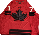 Men's 2026 Team Canada Bauer Olympics Red Semi-Pro Hockey Jersey - Macklin Celebrini