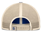 Men's Toronto Maple Leafs Fanatics Blue/Cream Heritage Breakaway Trucker Adjustable Hat