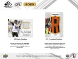 2023 Upper Deck CFL SP Game Used Football Hobby Box 5 Packs Per Box 3 Cards Per Box