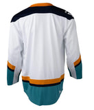 New York Sirens Adult Bauer Replica Away White PWHL Hockey Jersey - Blank