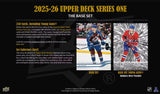 2025/26 Upper Deck Series 1 Hockey 4-Pack Blaster Box 4 Packs Per Box, 12 Cards Per Pack