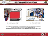 2022 Upper Deck CFL Football Hobby Box 16 Packs Per Box 8 Cards Per Pack