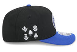 Men's CF Montreal New Era Black/Blue 2025 Jersey Hook 9SEVENTY Stretch-Snap Hat