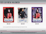 2025 Leaf Metal Halloween Hobby Box 3 Cards Per Box