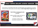 2023 Topps MLS Major League Soccer Hobby Box 24 Packs per Box, 8 Cards per Pack