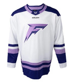 Minnesota Frost Adult Bauer Replica Away White PWHL Hockey Jersey - Blank