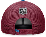 Men's Colorado Avalanche Fanatics Burgundy 2024 NHL Draft On Stage Trucker Adjustable Hat