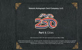 2026 Historic Autographs America's 250th Anniversary Part 1: Cities Hobby Box 6 Packs Per Box, 5 Cards Per Pack
