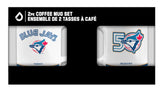 Toronto Blue Jays 50th Season Two-Piece 15oz. Coffee Mug Set - Inglasco