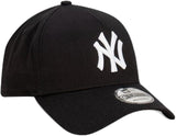 Men's New York Yankees MLB Baseball Black & White 9Forty A Frame New Era Hat