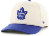 Men's '47 Brand NHL Toronto Maple Leafs Natural Rope TT Hitch Adjustable Snapback Hat - Beige/Blue