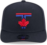 Toronto Blue Jays New Era 50th Anniversary Logo Side Patch 9SEVENTY Adjustable Hat - City Connect