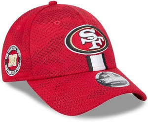 Men's San Francisco 49ers New Era 2024 Sideline 9FORTY Stretch-Snap Hat - Red