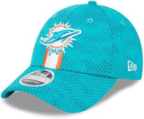 Men's Miami Dolphins New Era 2024 Sideline 9FORTY Stretch-Snap Hat - Aqua