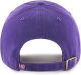 Men's Louisiana State Tigers LSU '47 Clean Up Purple Hat Cap NCAA College Team Adjustable Strap