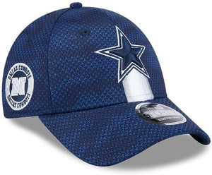 Men's Dallas Cowboys New Era 2024 Sideline 9FORTY Stretch-Snap Hat - Navy