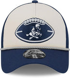 Men's Dallas Cowboys New Era 2024 Sideline Historic 9FORTY A-Frame Trucker Adjustable Hat