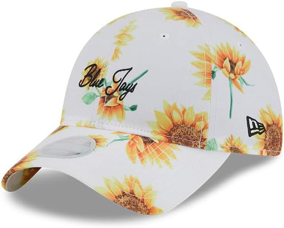 Youth Toronto Blue Jays New Era Sunflower 9TWENTY Adjustable Hat - White