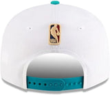 Men's New Era 9FIFTY NBA Vancouver Grizzlies Classic Edition Snapback Hat - White/Teal