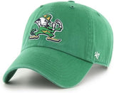 Men's Notre Dame Fighting Irish '47 Clean Up Green Hat Cap NCAA College Team Adjustable Strap