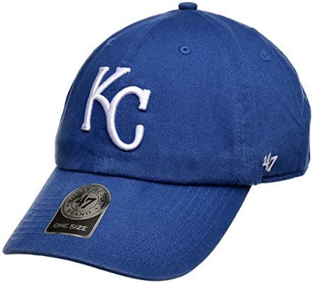 Kansas City Royals Adjustable Strap Clean Up Adjustable One Size Hat Cap 47 Brand