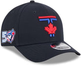 Men's Toronto Blue Jays New Era City Connect 50th Anniversary Logo Side Patch 9FORTY M-Crown Adjustable Hat