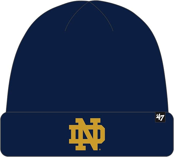 Men's Notre Dame Fighting Irish  NCAA Raised Cuff Team Colour Knit Beanie Toque OSFM