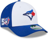 Men's Toronto Blue Jays New Era Alt 3 50th Anniversary Logo Side Patch 9FORTY M-Crown Adjustable Hat