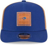 Men's New Era MLB Toronto Blue Jays Debossed Logo 9SEVENTY Stretch-Snap Hat - Blue/Brown