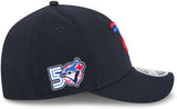 Men's Toronto Blue Jays New Era City Connect 50th Anniversary Logo Side Patch 9FORTY M-Crown Adjustable Hat