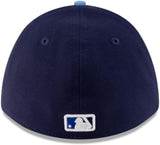 Men's Toronto Blue Jays New Era Alt 4 Royal Powder Blue 39THIRTY M-Crown Flex Hat - 50th Logo Side Patch