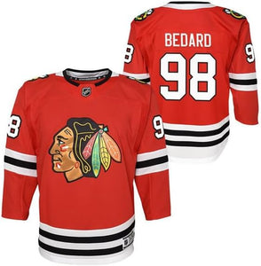 Youth Chicago Blackhawks Connor Bedard Red Home Replica Player Jersey