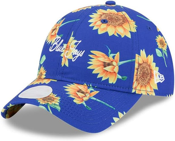 Youth Toronto Blue Jays New Era Sunflower 9TWENTY Adjustable Hat - Royal Blue