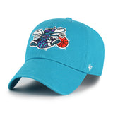 Men's Charlotte Hornets '47 Clean Up Teal Hat Cap NBA Basketball Adjustable Strap