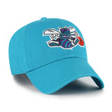 Men's Charlotte Hornets '47 Clean Up Teal Hat Cap NBA Basketball Adjustable Strap