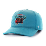Men's Vancouver Grizzlies Retro 47' Brand Worn Down Hitch A-Frame Snap-Back Hat - Teal