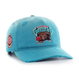 Men's Vancouver Grizzlies Retro 47' Brand Worn Down Hitch A-Frame Snap-Back Hat - Teal