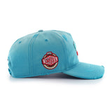 Men's Vancouver Grizzlies Retro 47' Brand Worn Down Hitch A-Frame Snap-Back Hat - Teal