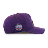 Men's Toronto Raptors Retro 47' Brand Worn Down Hitch A-Frame Snap-Back Hat - Purple