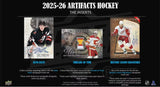 2025/26 Upper Deck Artifacts Hockey 6-Pack Blaster Box 6 Packs Per Box, 4 Cards Per Pack