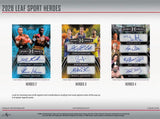 2026 Leaf Metal Sports Heroes Hobby Box 3 Cards Per Box