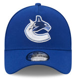 Men's Vancouver Canucks NHL New Era Blue 9Forty A-Frame Snapback Hat