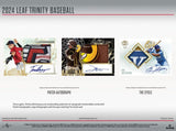 2024 Leaf Trinity Baseball Hobby Box 6 Cards per Box - Factory Sealed