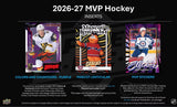 2026/27 Upper Deck MVP Hockey Hobby Box  20 Packs Per Box, 8 Cards Per Pack