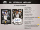 2024 Topps Chrome Black Baseball Hobby Box One Encased Card Per Box