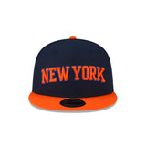 Men's New Era Navy New York Knicks 2022/23 Statement Edition - 9FIFTY Snapback Hat